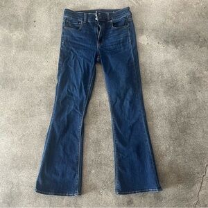 American Eagle Outfitters Dark Blue Flare Jeans